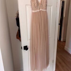 Needle & Thread Light blush Maxi Dress